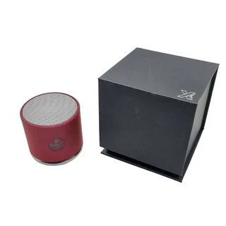 Rote Bluetooth-Lautsprecher Kabellos – Doppelter 3W Audio-Ausgang, Kompaktes Design mit Karabiner