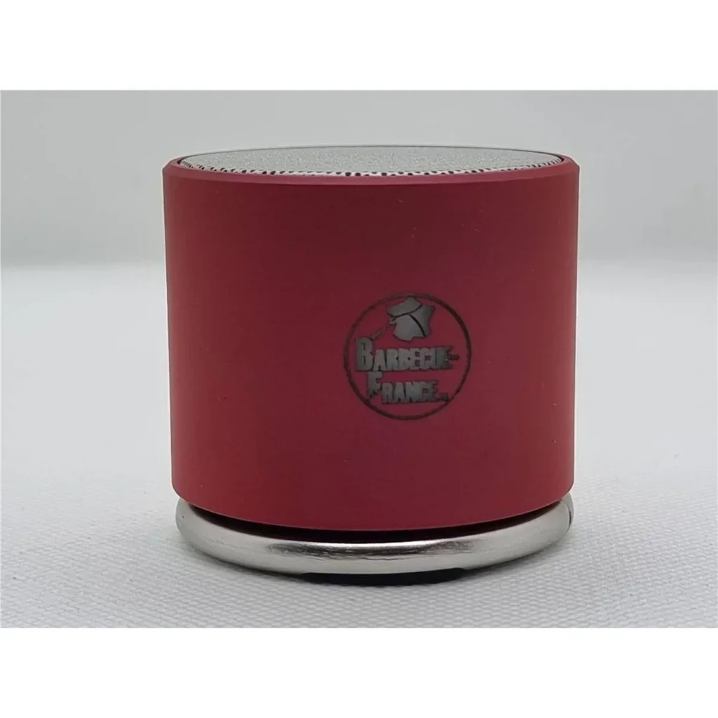 Rote Bluetooth-Lautsprecher Kabellos – Doppelter 3W Audio-Ausgang, Kompaktes Design mit Karabiner