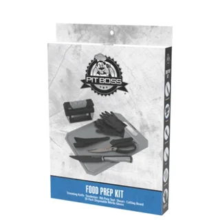 Kit preparazione barbecue Pit Boss 6 accessori coltello tagliere forbici