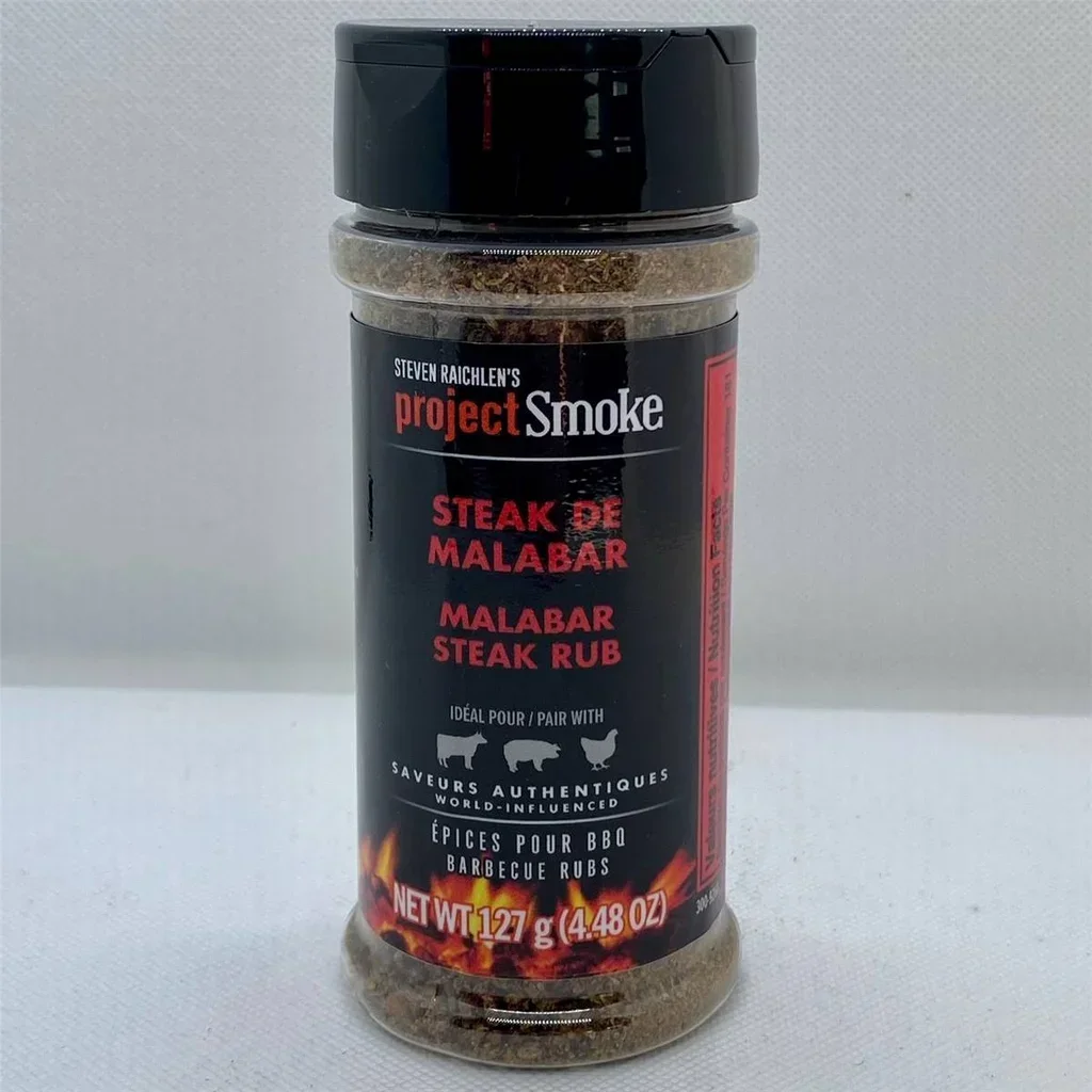 Especias para Filete Malabar Steven Raichlen Project Smoke 127g - Rub BBQ Americano Auténtico