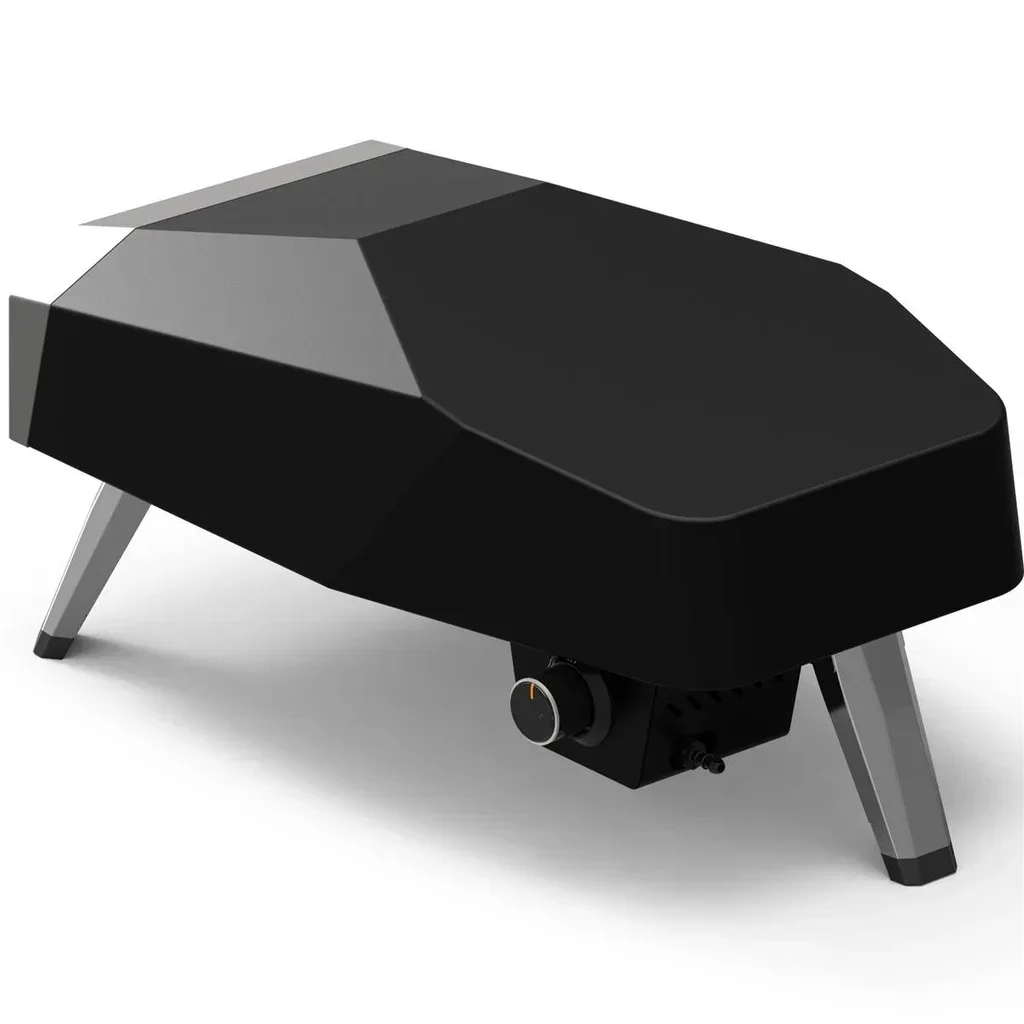 Horno de pizza a gas portátil exterior 500°C cocción 60 segundos piedra refractaria 30cm