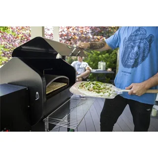 Four à pizza GMG pour barbecue à granulés - Pierre réfractaire 400°C