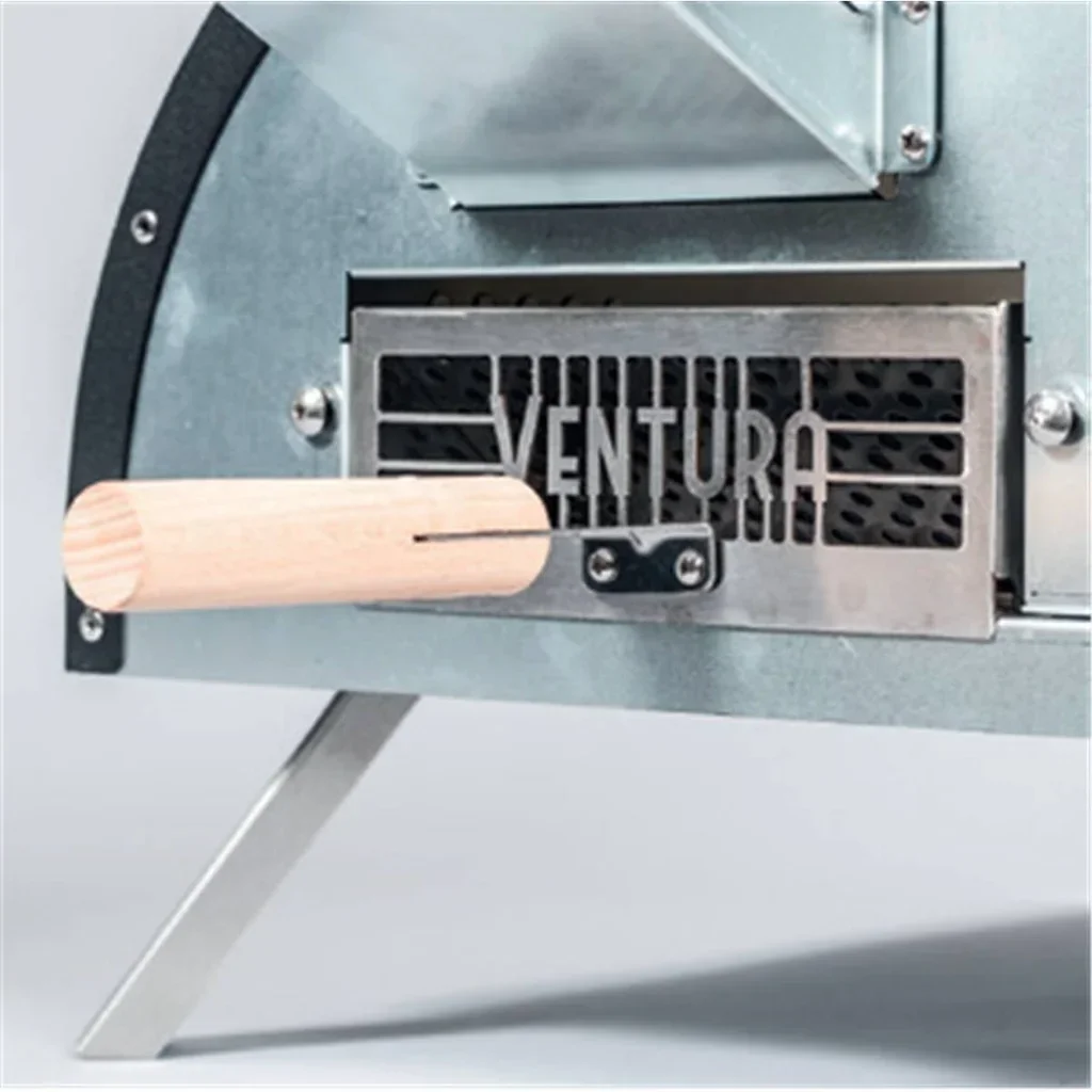 Horno de Pizza Híbrido Ventura Portátil Gas y Pellets 450°C