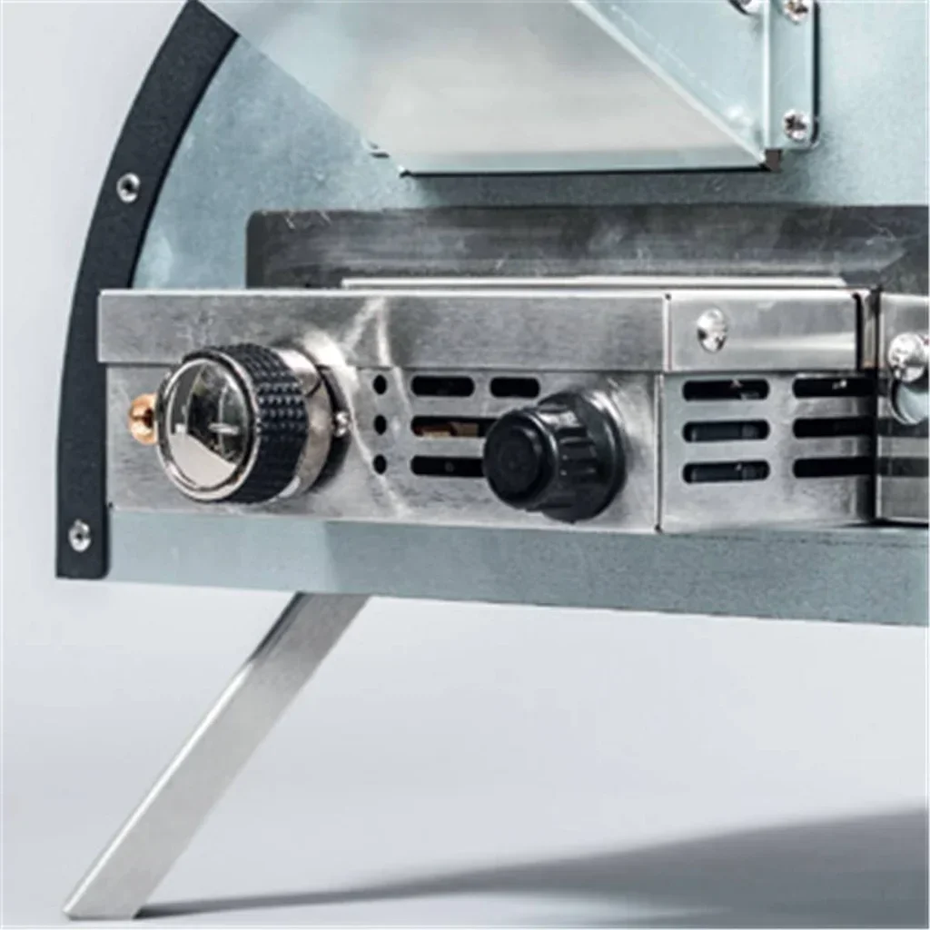 Horno de Pizza Híbrido Ventura Portátil Gas y Pellets 450°C