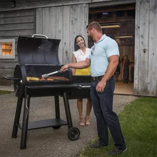 Barbacoa Ahumador Carbón Broil King Smoke Offset 500 Doble Cámara