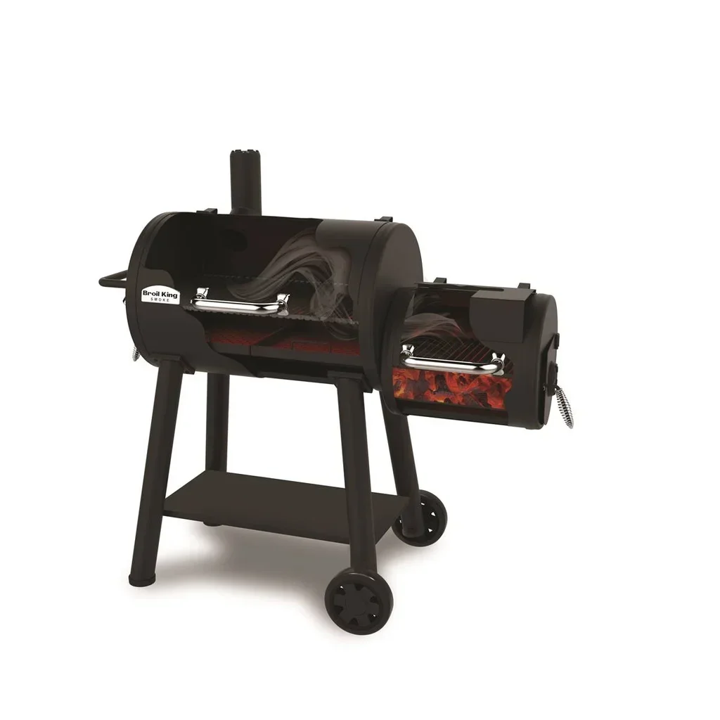 Barbacoa Ahumador Carbón Broil King Smoke Offset 500 Doble Cámara