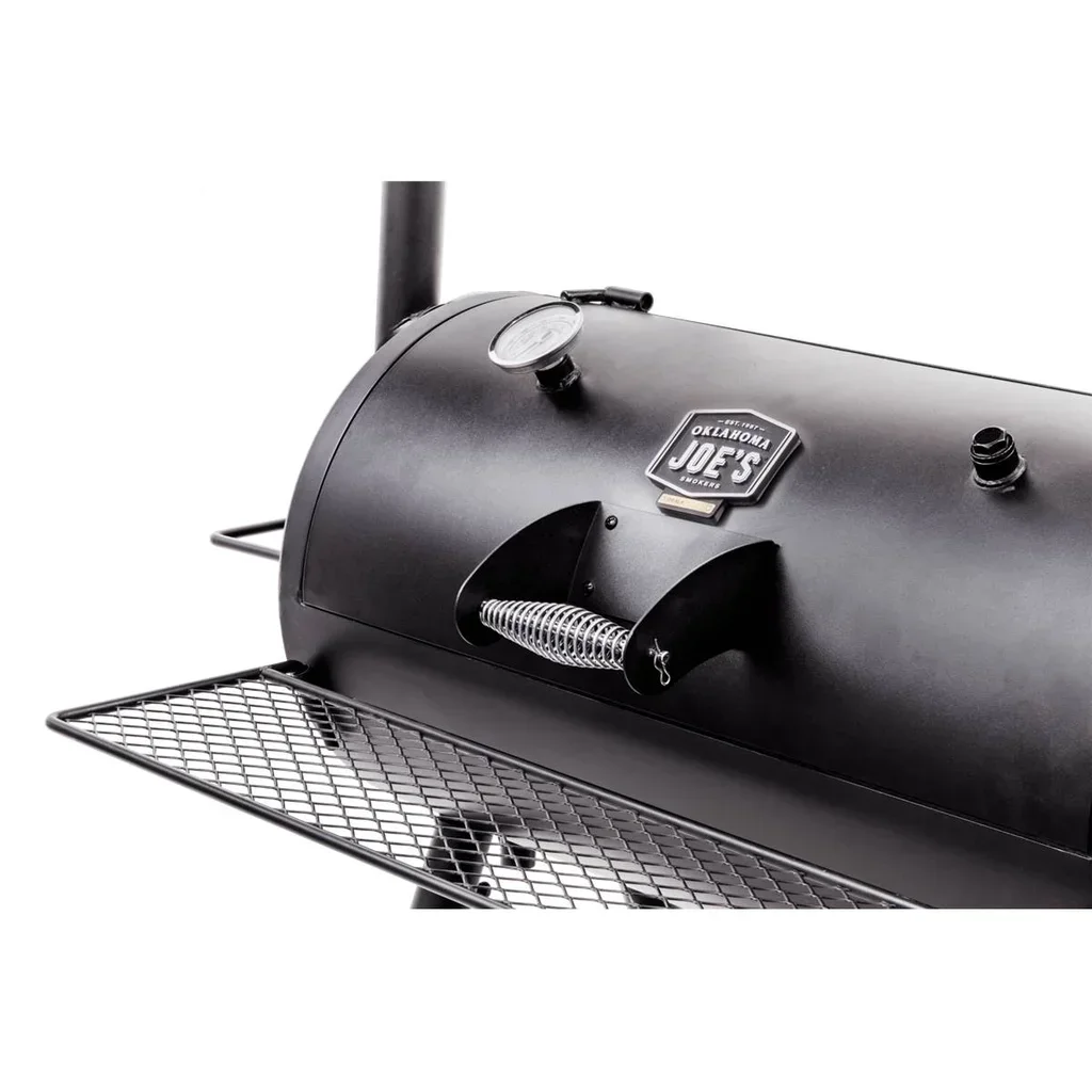 Oklahoma Joe's Offset Smoker BBQ - Ahumador Carbón Acero 88x44 cm