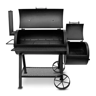 Oklahoma Joe's Offset Smoker BBQ - Ahumador Carbón Acero 88x44 cm