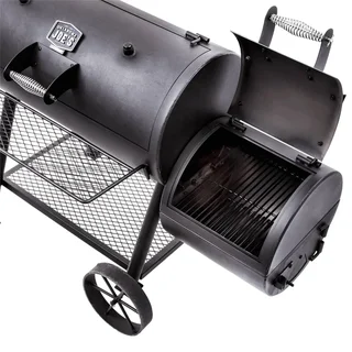 Oklahoma Joe's Offset Smoker BBQ - Ahumador Carbón Acero 88x44 cm