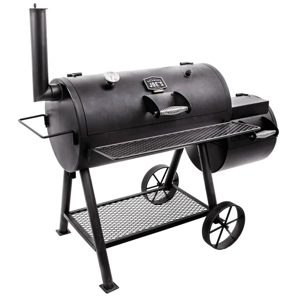 Oklahoma Joe's Offset Smoker BBQ - Ahumador Carbón Acero 88x44 cm