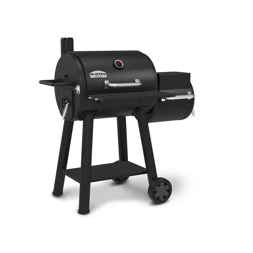 Offset Smoker Barbacoa Carbón Broil King Smoke 400