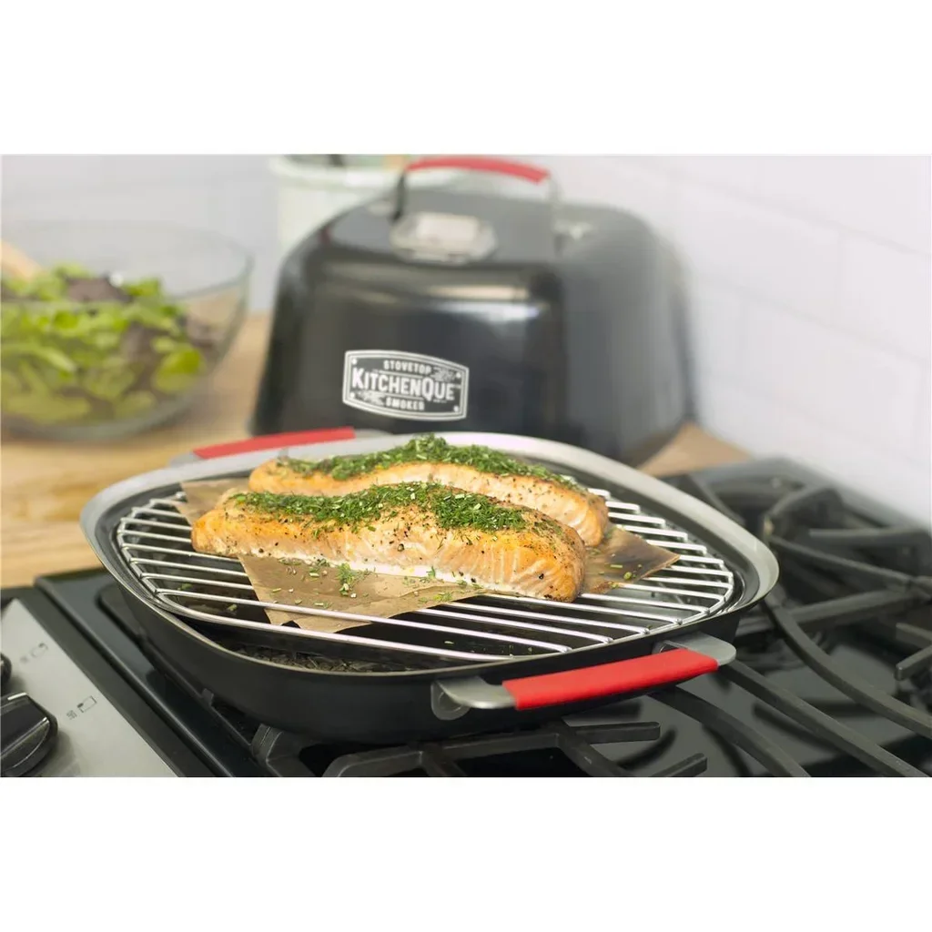 Ahumador de Mesa KitchenQue™ para Estufa de Gas Eléctrica Inducción Interior