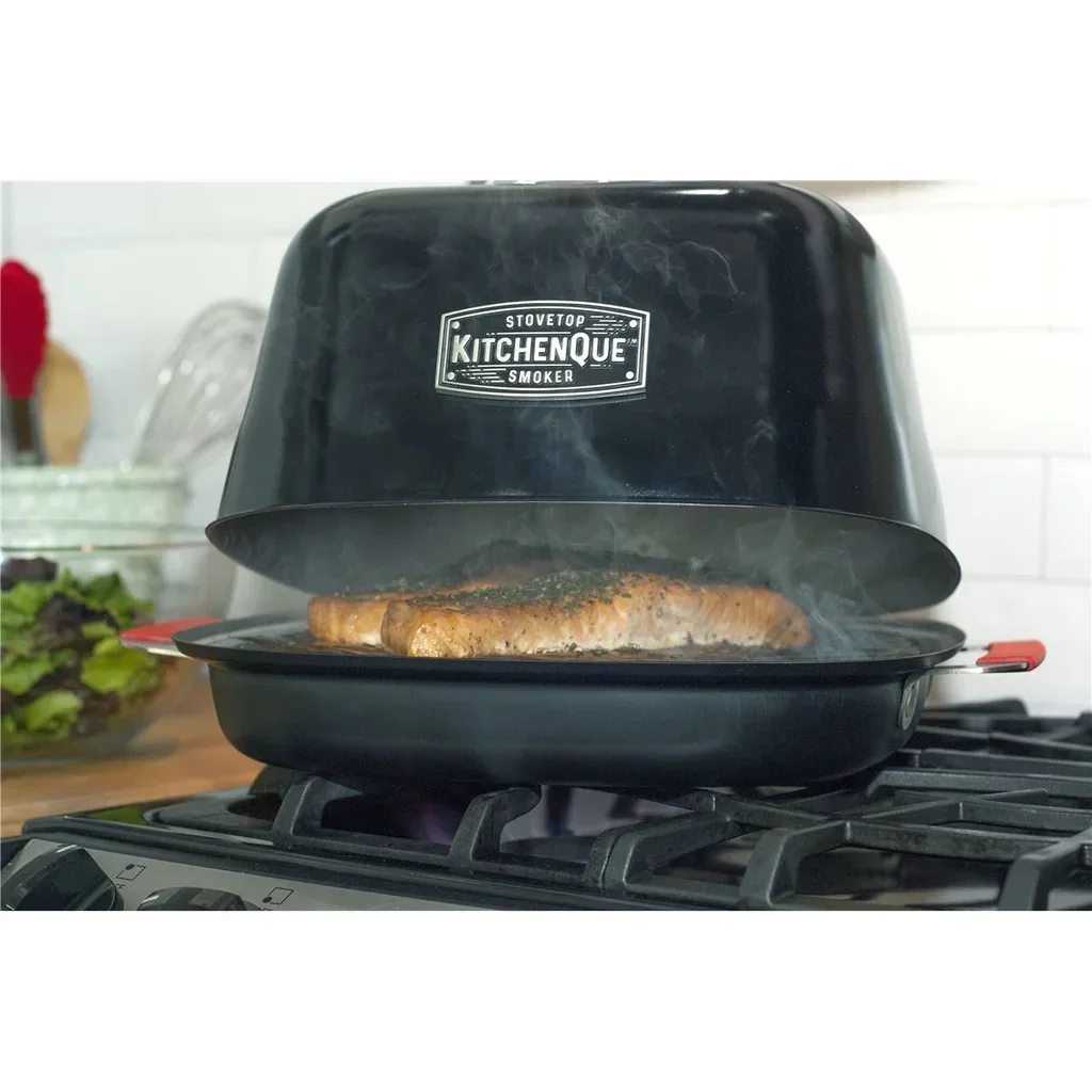Ahumador de Mesa KitchenQue™ para Estufa de Gas Eléctrica Inducción Interior