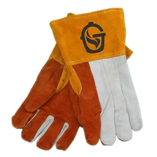 Guantes protección térmica cuero Goldens Cast Iron resistencia 205°C barbacoa grill