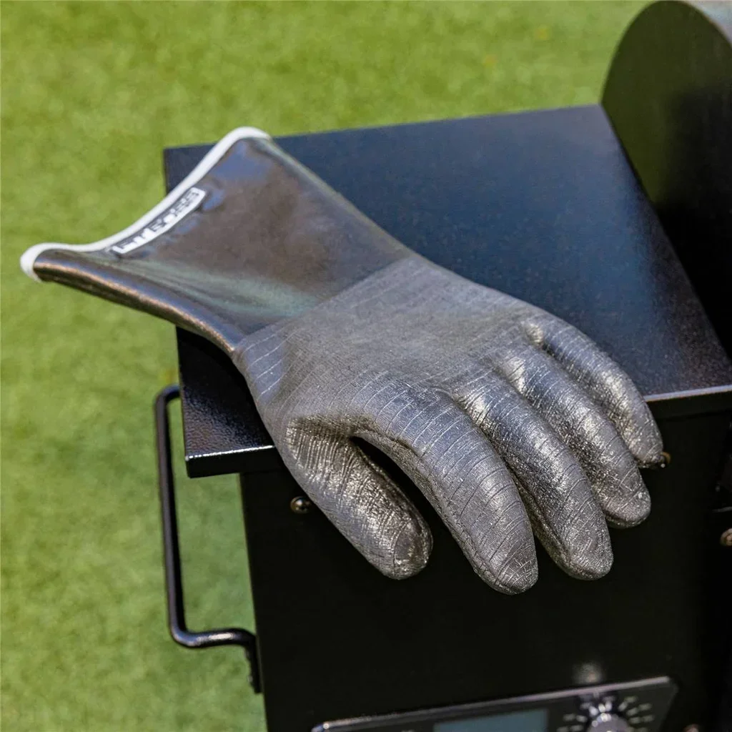 Guantes Térmicos Pit Boss Nitrilo Barbacoa Resistente Calor 200°C Alta Temperatura