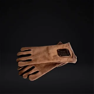 Gants protection thermique cuir véritable résistants chaleur feu braises