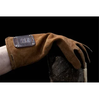 Gants protection thermique cuir véritable résistants chaleur feu braises