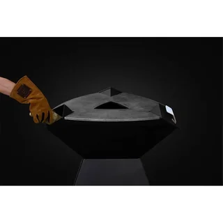 Gants protection thermique cuir véritable résistants chaleur feu braises