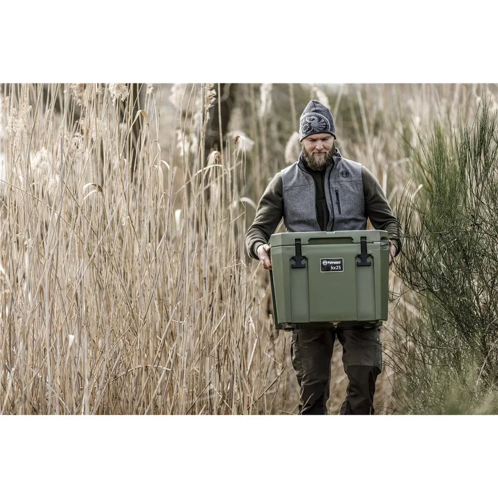 Nevera Pasiva Petromax KX25 25L Oliva Conservación Frío 12 Días Camping Hielera