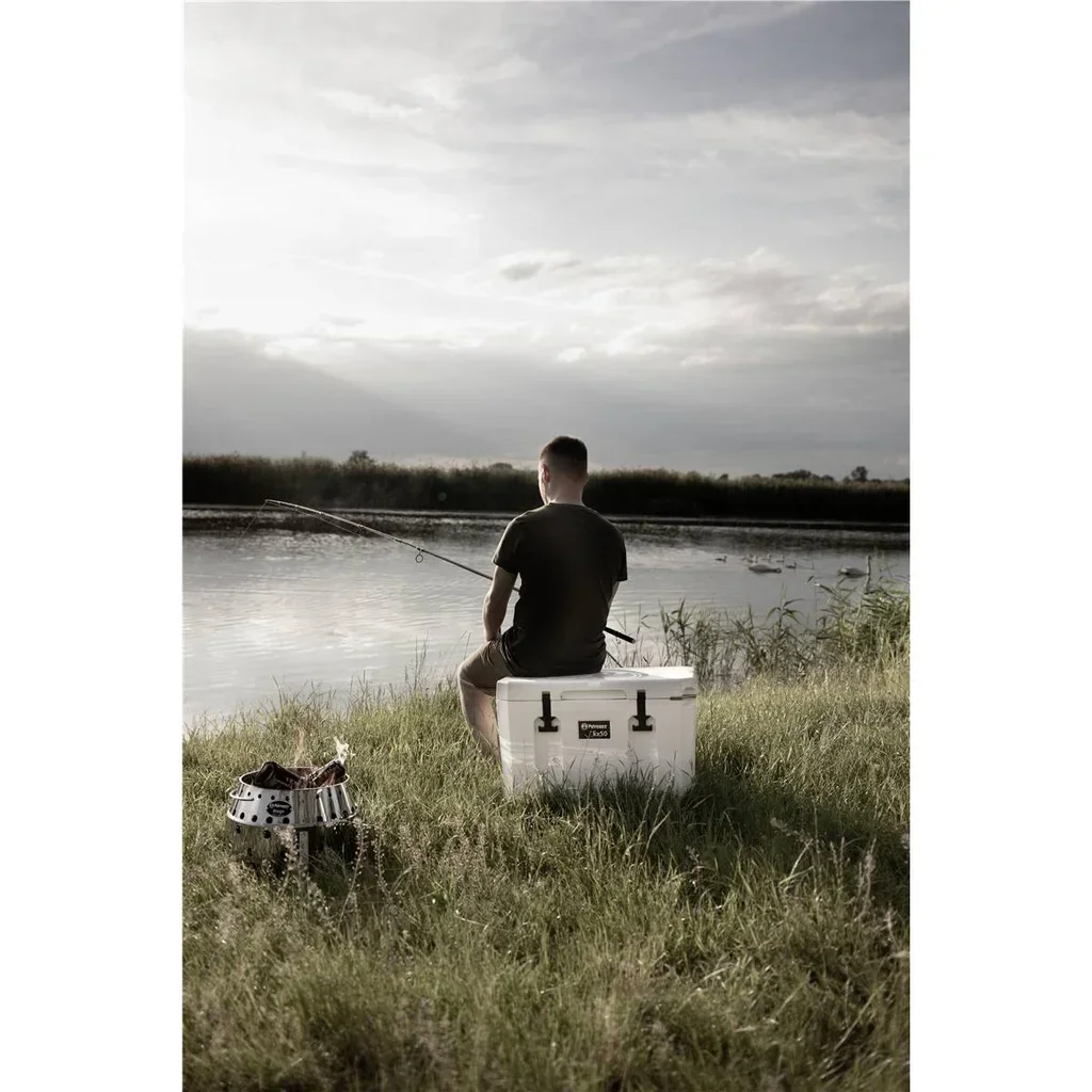 Nevera Pasiva Petromax KX50 50L Blanca Camping Aislamiento 12 Días