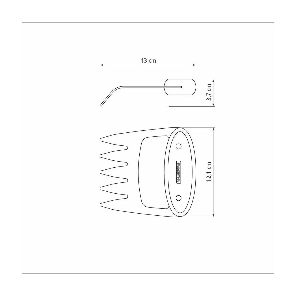 Meat claw bear stainless steel wood Tramontina shred pork BBQ pulled pork shredding fork