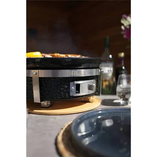 Gril de table japonais Shichirin noir Tokyo - Barbecue compact céramique 45 cm