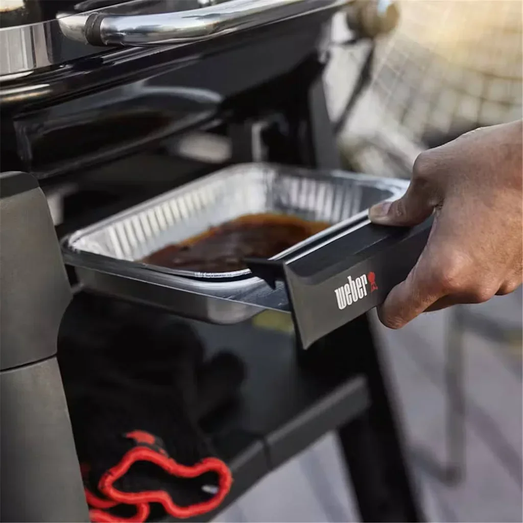 Weber Lumin Compact Grill Eléctrico Barbacoa de Mesa 315°C 5 Modos de Cocción Potente