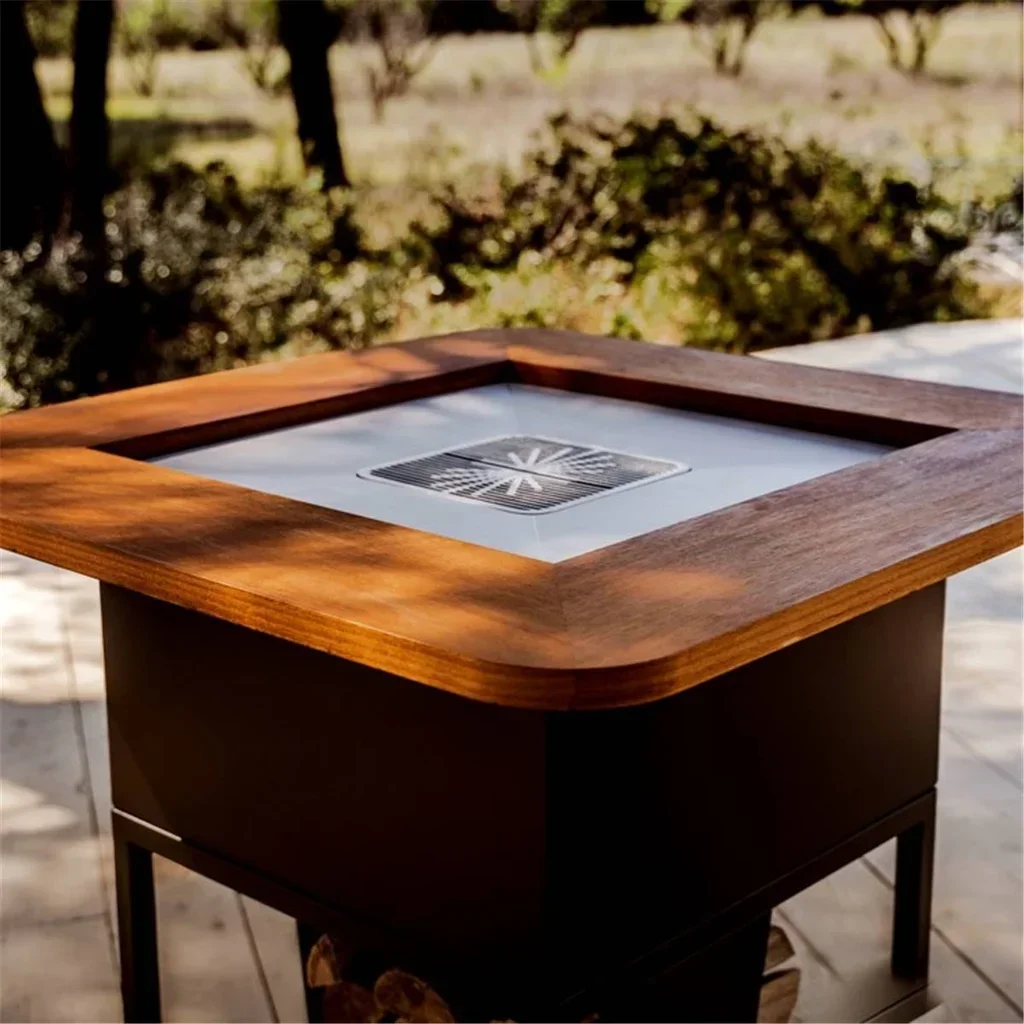 Rejilla Parrilla Brasero Krak Mistral 25x25 cm Acero Inoxidable BBQ