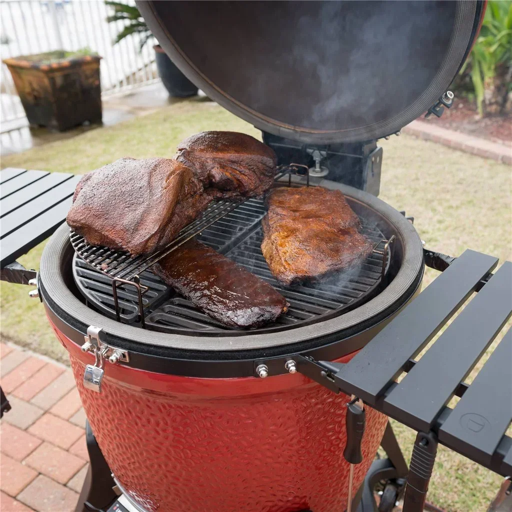 Parrilla de Hierro Fundido Media Luna para Barbacoa Kamado Big Joe
