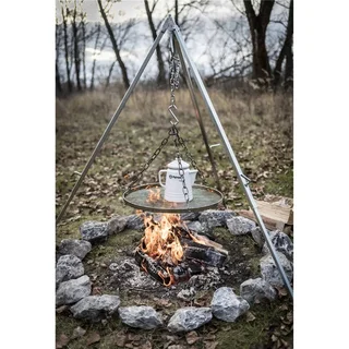 Parrilla Redonda 50cm para Trípode Petromax - BBQ Colgante Portátil