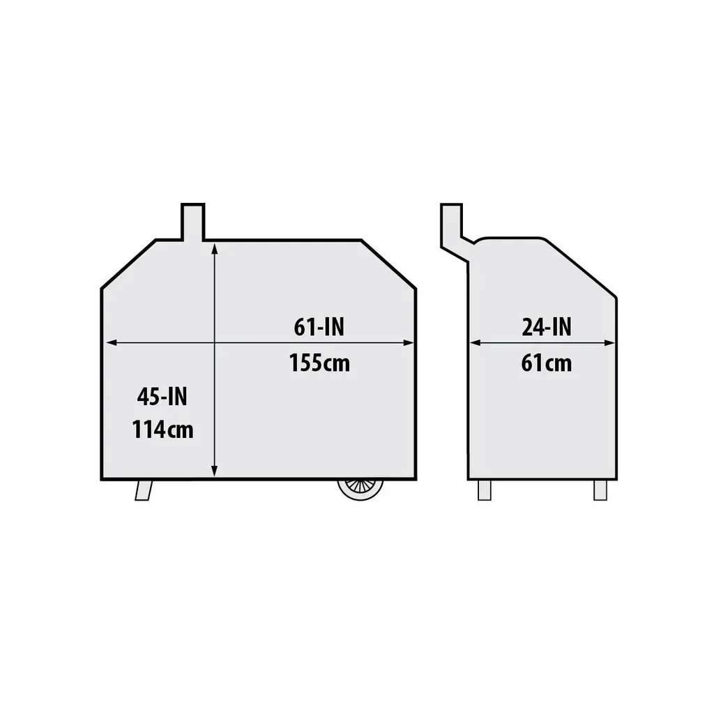 Funda para barbacoa de pellets Broil King Regal 500 protección UV premium