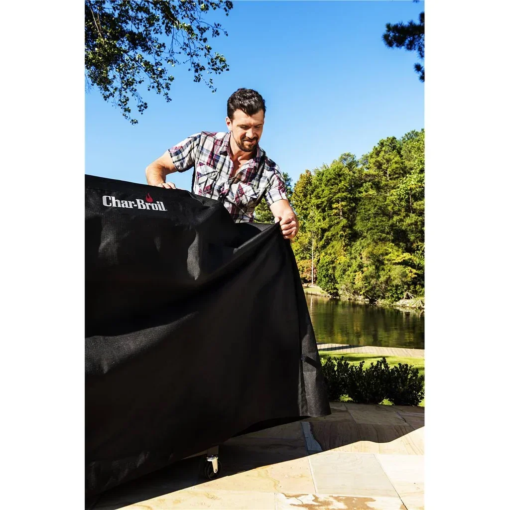 Funda protectora barbacoa Char-Broil 2 quemadores - Vinilo resistente intemperie 132x58x110 cm