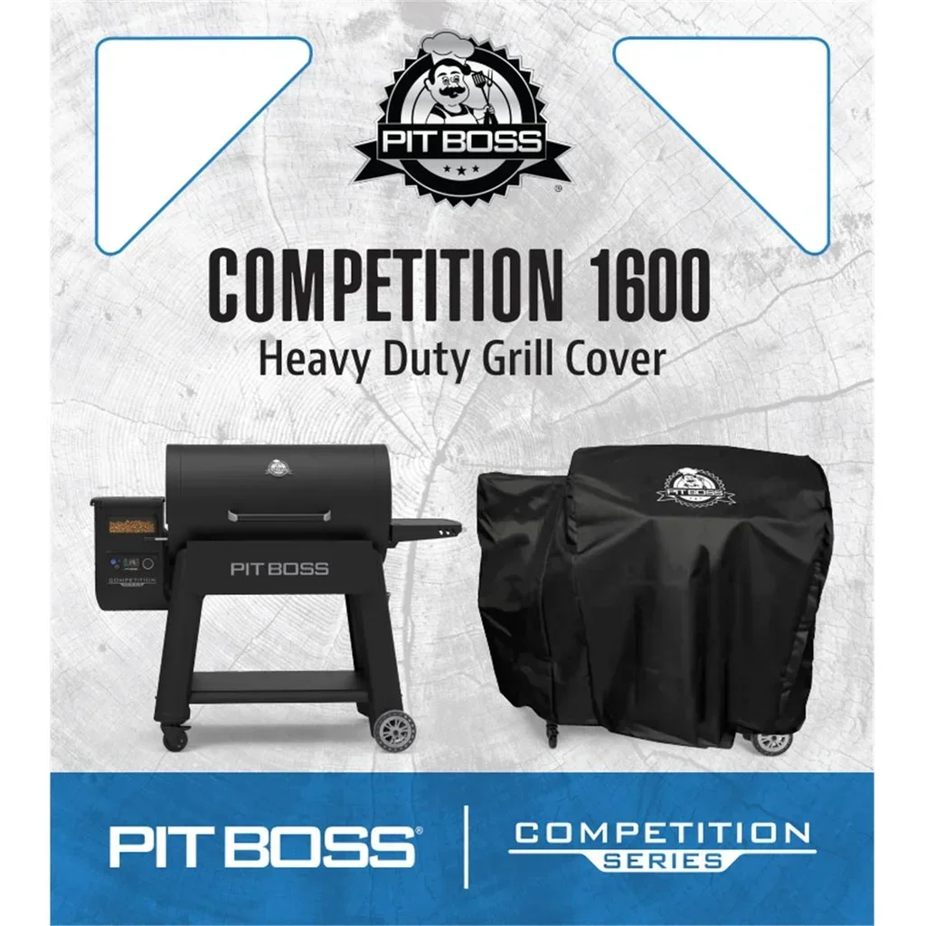 Pit Boss Competition 1600 TITAN BBQ Cover Polyester PVC Grill Protection