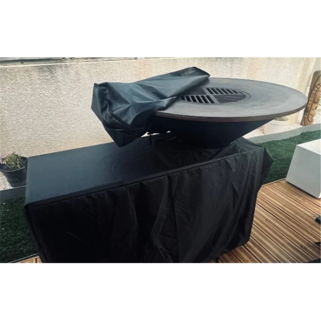 Fire pit cover 100 cm XL base waterproof UV-resistant