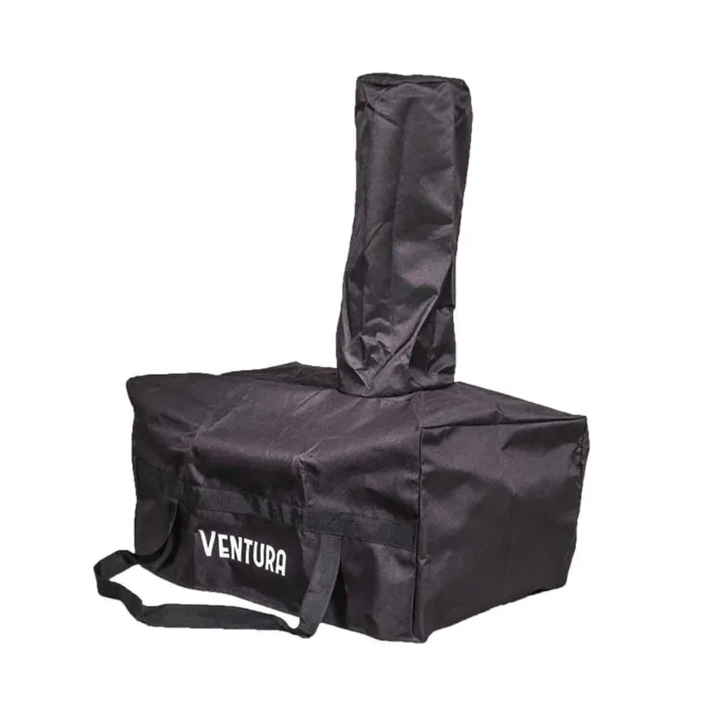 Funda protectora impermeable negra para horno de pizza Ventura Speziale resistente a la intemperie