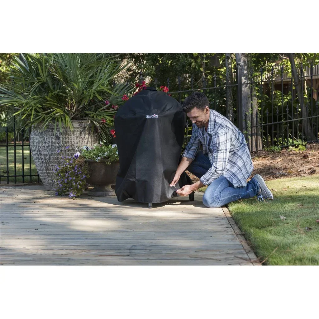 Char-Broil Kettleman BBQ Grill Cover Waterproof Polyester Protective Cover