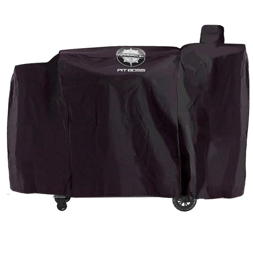 Pit Boss Navigator PB1150 Pellet Grill Cover with Side Smoker - Weatherproof BBQ Protection