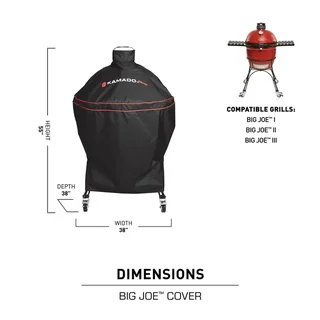 Funda premium para barbacoa Kamado Joe Big Joe - Tela impermeable y resistente a UV