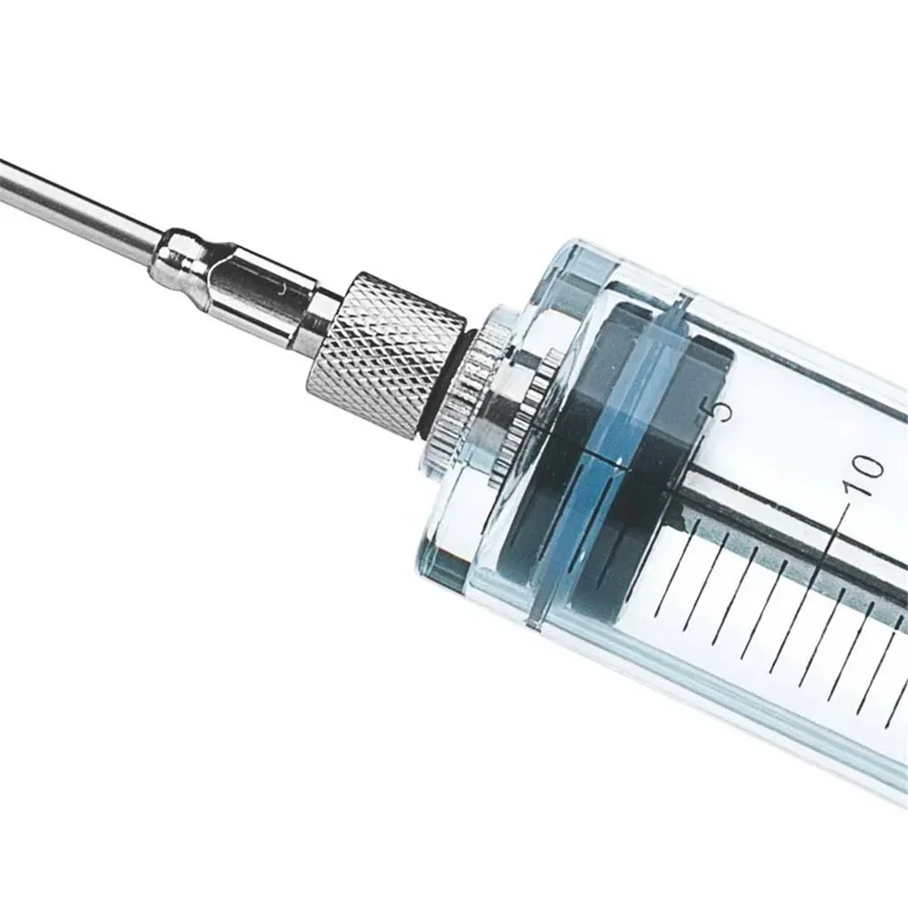 Inyector de Marinada Churrasco 30ml Tramontina Acero Inoxidable Jeringa para Carnes BBQ Inyector de Sabor Cocina