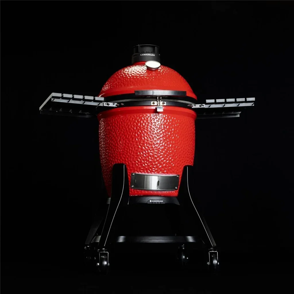 Kamado Joe Classic Joe III - Barbacoa Cerámica Premium 18 pulgadas con Sistema Divide & Conquer y Cámara SlōRoller