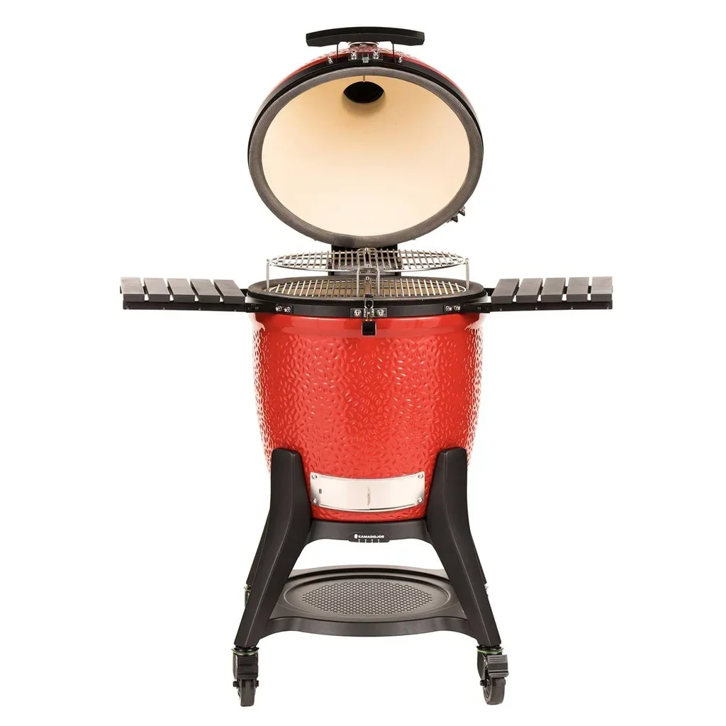 Kamado Joe Classic Joe III - Barbacoa Cerámica Premium 18 pulgadas con Sistema Divide & Conquer y Cámara SlōRoller