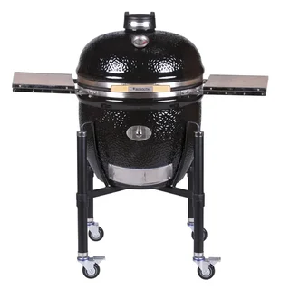 Kamado Monolith CLASSIC ProSerie 2.0 Noir avec Chariot - Barbecue céramique 44 cm 10 personnes
