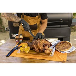 Kit complet accessoires barbecue Pit Master Pit Boss couteaux thermomètre griffes