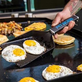 Kit pancake colazione piastra Pit Boss stampi spatola distributore