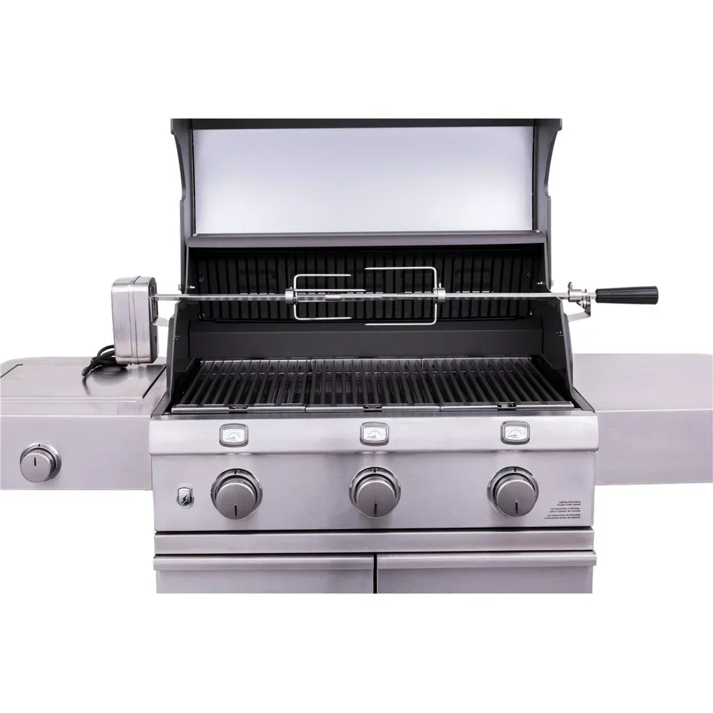 Kit de asador rotativo Char-Broil Professional 2-4 quemadores con motor eléctrico