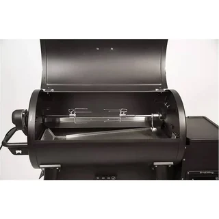 Broil King Smoke Offset Drehspieß Set 78cm Edelstahl