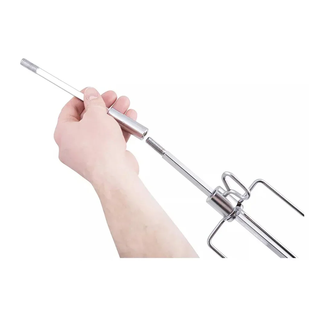 Kit rôtissoire Broil King Smoke Offset 78cm inox