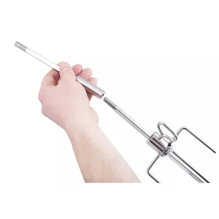 Broil King Smoke Offset Drehspieß Set 78cm Edelstahl