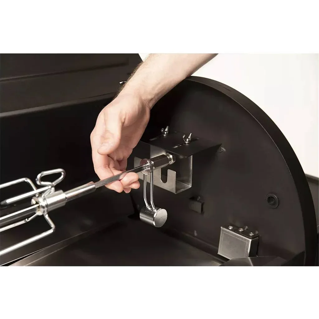 Broil King Smoke Offset Drehspieß Set 78cm Edelstahl