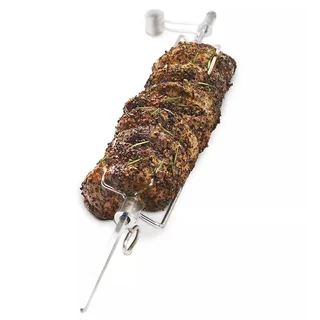 Broil King Smoke Offset Drehspieß Set 78cm Edelstahl